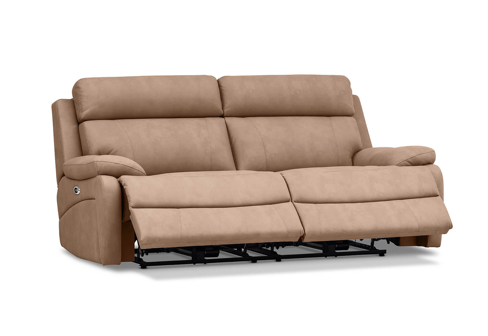 LYNCOLN - Fabric 2.5 Seat Sofa with Inbuilt Electric Recliners LYNCOLN