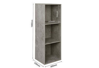 HUFF - 3 Cube Bookshelf