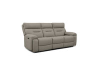 HOLLYWOOD LEATHER - 3 Seater with 2 inbuilt Electric Recliners HOLLYWOOD LEATHER