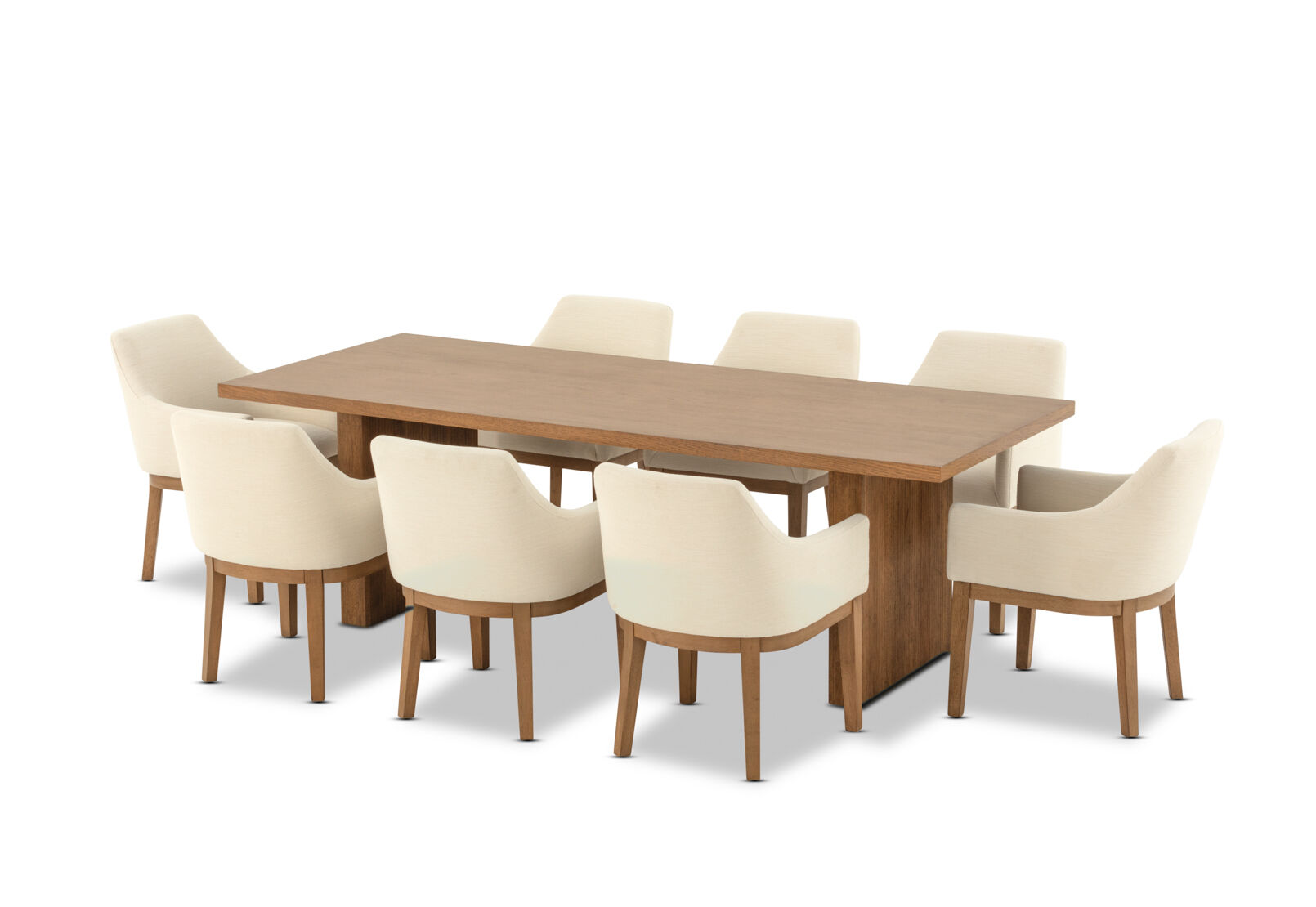 THORIN - 9 Piece Suite with Armondo Dining Chairs THORIN