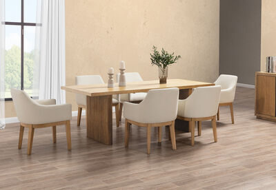 THORIN - 7 Piece Suite with Armondo Dining Chairs.