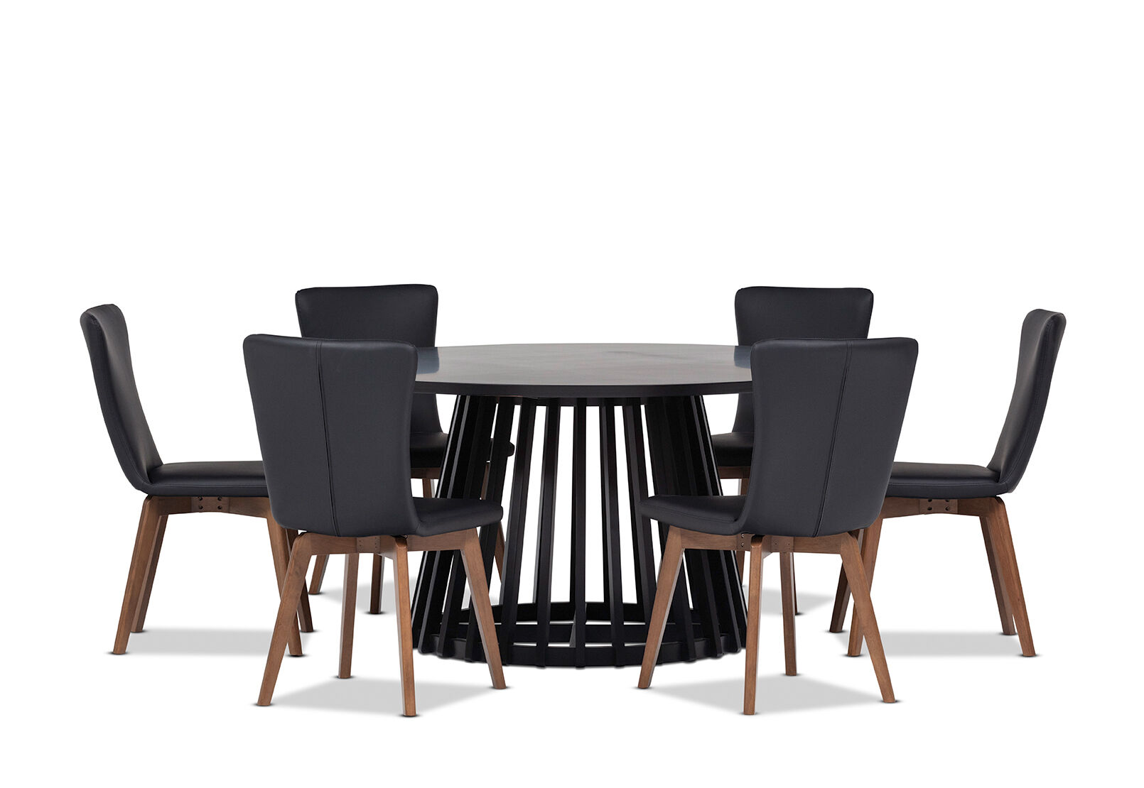 TORENTO - 7 Piece Dining Suite with Allcott Dining Chairs TORENTO
