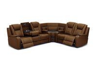 SENTINAL MK2 LEATHER - 5 Piece Corner with LHF 3 Seater SENTINAL MK2 LEATHER