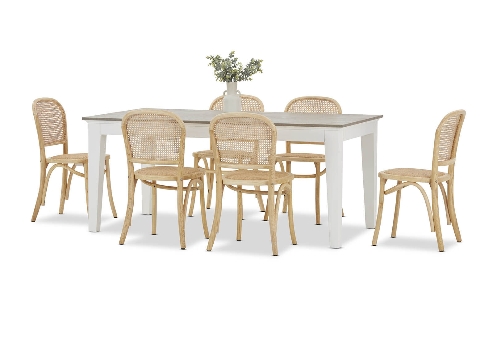 MARSEILLE - 7 Piece Dining Suite with Toulouse Dining Chairs MARSEILLE