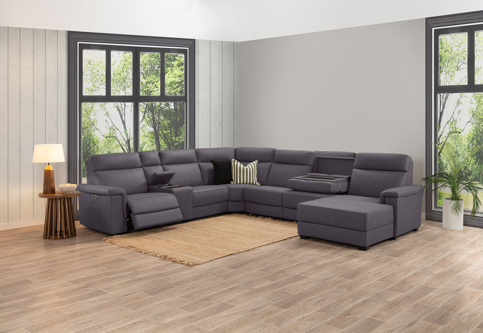 SERGIO FABRIC - 6 Seater RHF Corner SERGIO FABRIC