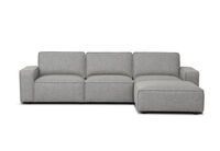 BARTELLE FABRIC - 3.5 Seater Sofa with Ottoman BARTELLE FABRIC