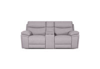BRAVORA FABRIC - 2 Seater Sofa Electric Recliner with Console BRAVORA FABRIC