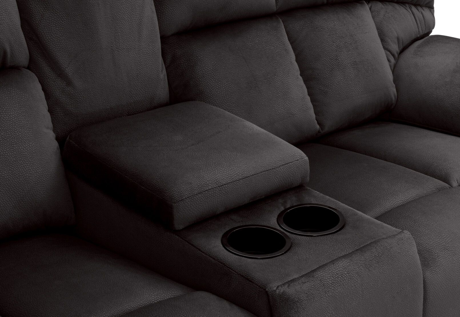 LEBRON FABRIC - 2 Seater with Recliners and Console LEBRON FABRIC