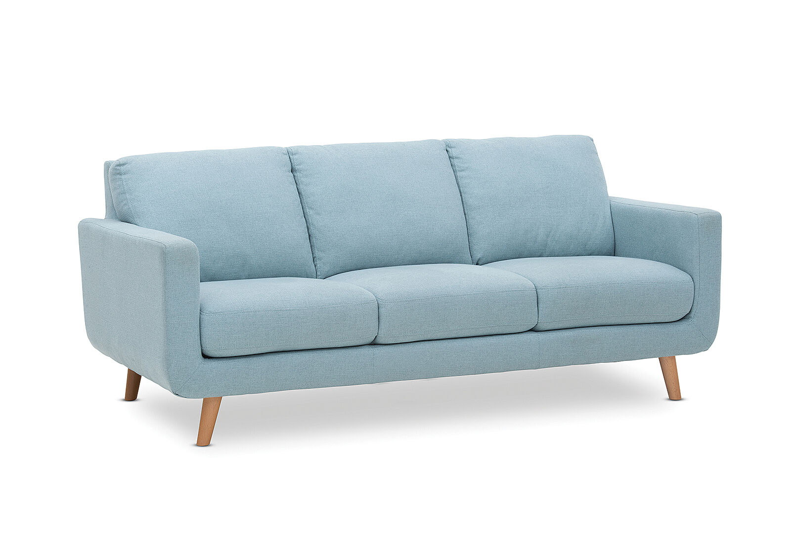 BLUE PHOEBE Fabric 3 Seater Sofa Amart Furniture
