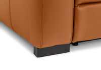 DAMIAN LEATHER - 3 Seater Sofa with RHF Chaise DAMIAN LEATHER