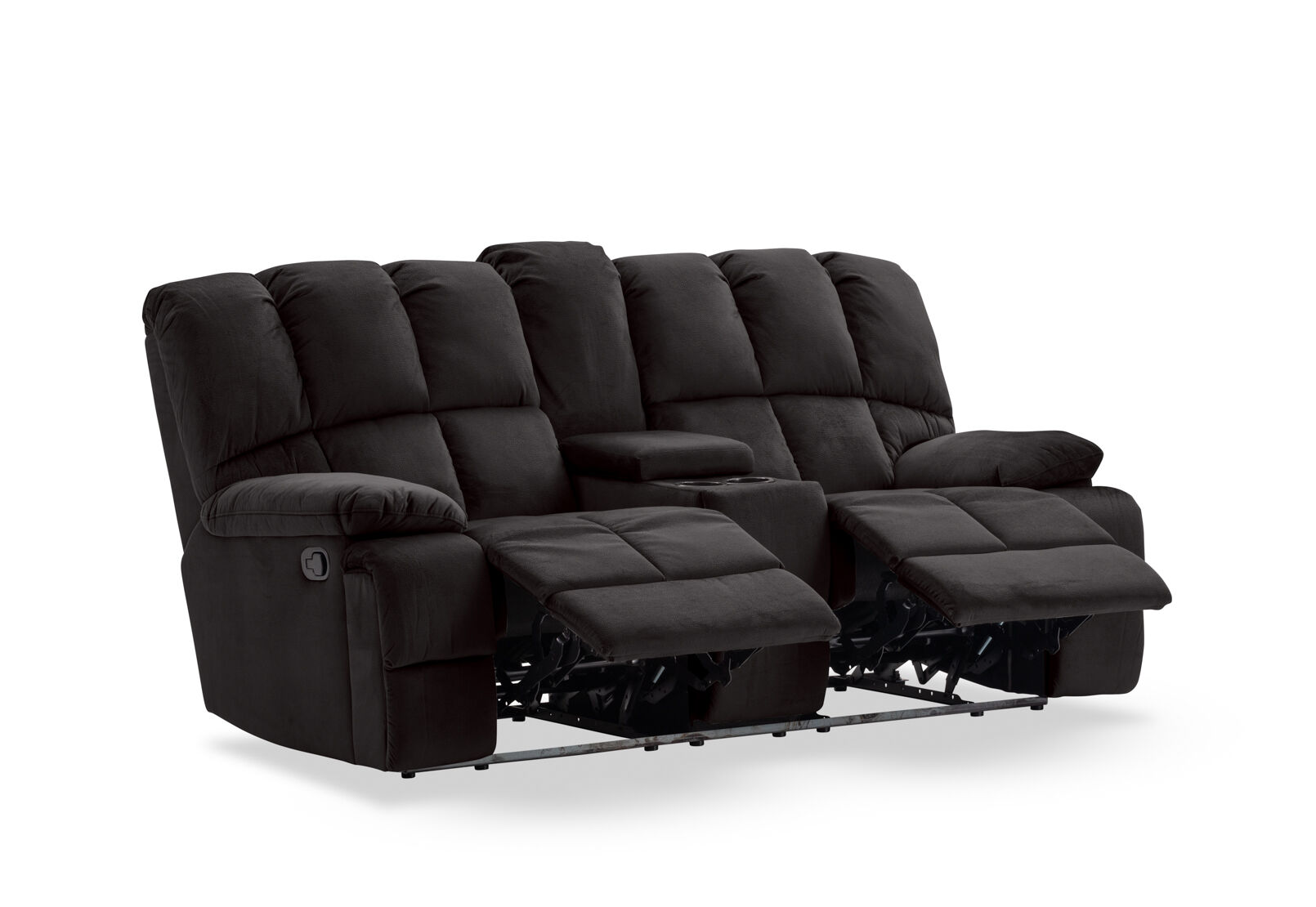 LEBRON FABRIC - 2 Seater with Recliners and Console LEBRON FABRIC