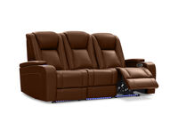 SENTINAL MK2 LEATHER - 3 Seater with 2 Electric Recliners SENTINAL MK2 LEATHER