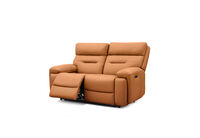 HOLLYWOOD LEATHER - 2 Seater Sofa with Electric Recliners HOLLYWOOD LEATHER