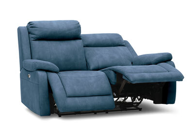 SAN MARCO - Fabric 2 Seater Sofa with Electric Recliners