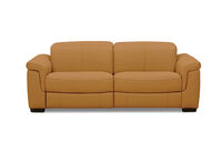 LUCIANO - Leather 2.5 Seater Sofa with 2 Electric Recliners LUCIANO