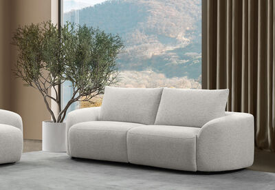 ARETHA FABRIC - 2.5 Seater with Inbuilt Electric Recliners