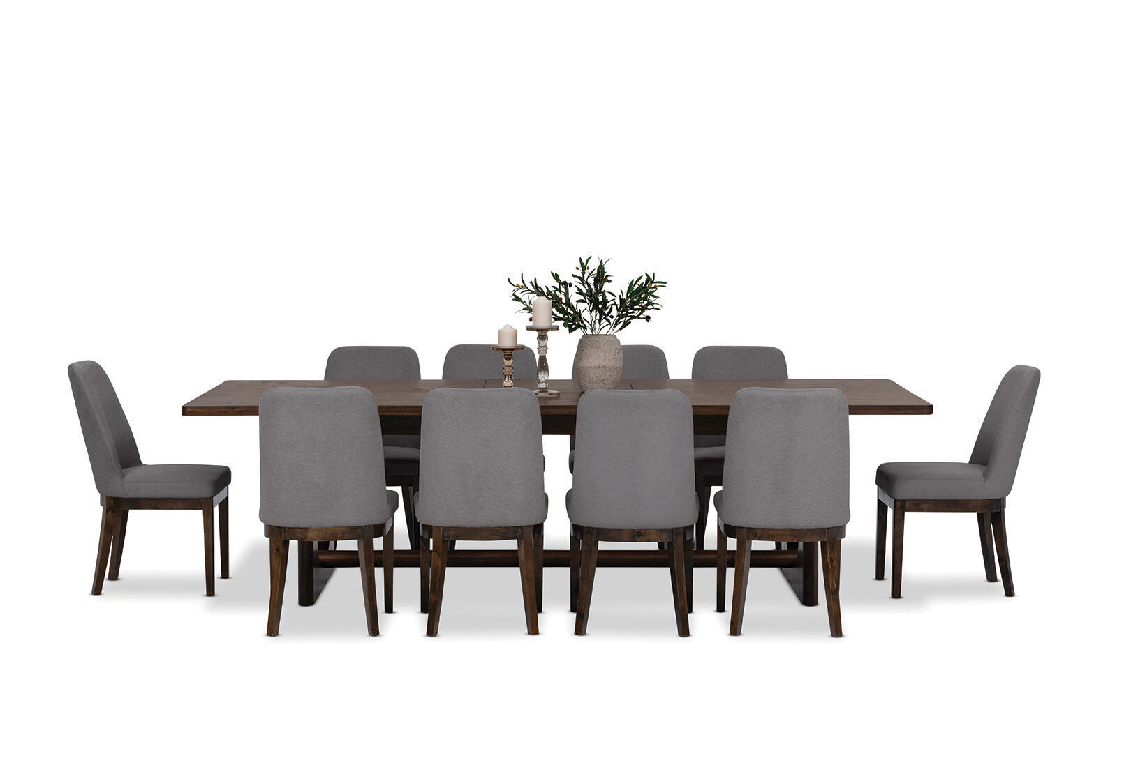 NICCOLO - 11 Piece 2200 Dining Suite with 10 Santino Dining Chair NICCOLO