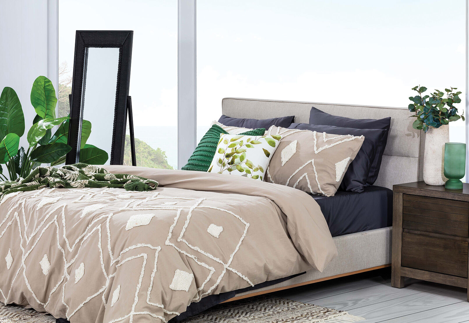 JANET - Queen Quilt Cover Set JANET