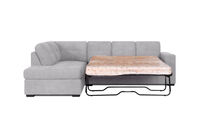 DIAMOND FABRIC - Corner LHF Chaise with Sofa Bed DIAMOND FABRIC