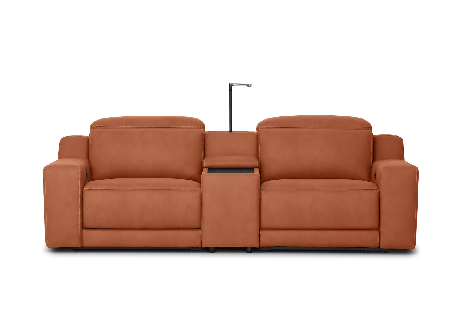 VANTRO FABRIC - 2 Seater Sofa with 2 Inbuilt Electric Recliners and Console VANTRO FABRIC