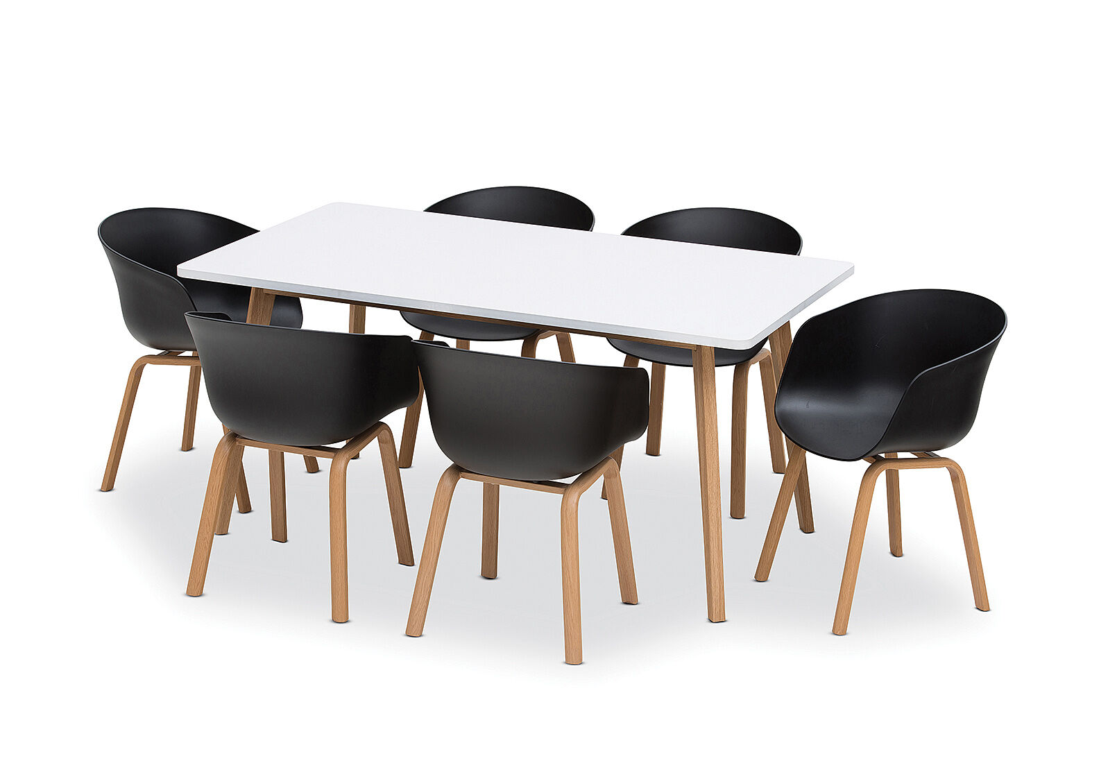Alyssa 7 Piece Dining Suite With Baha Dining Chairs Amart Furniture