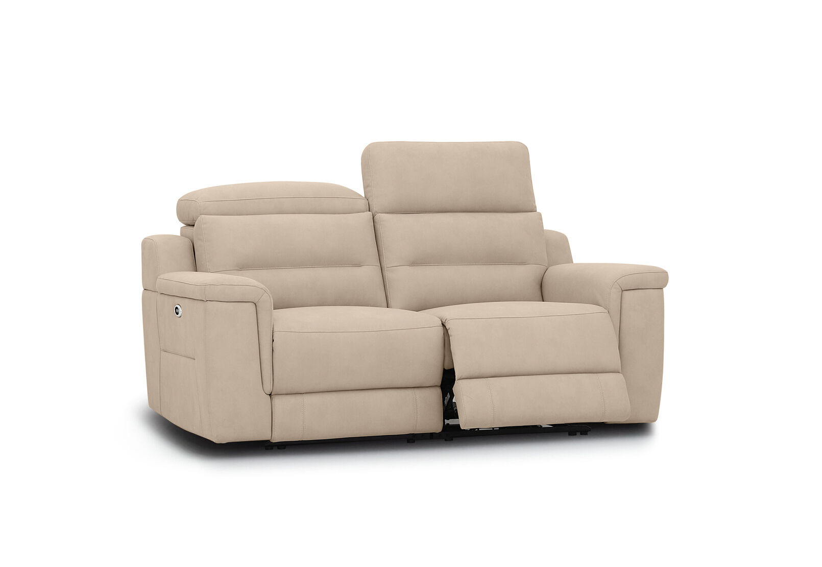 JEFFRIES FABRIC - 2 Seater Electric Recliners JEFFRIES FABRIC