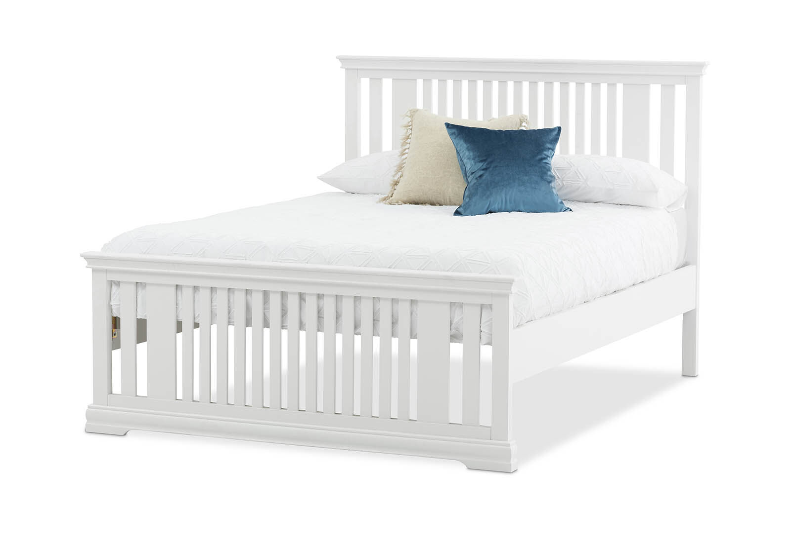 WHITE YAMBA Queen Bed