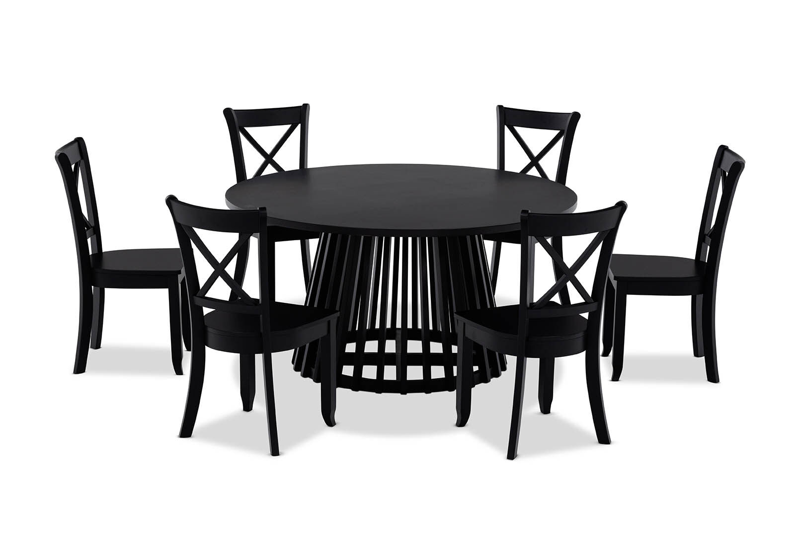 TORENTO - 7 Piece Dining Suite with Echuca Chairs TORENTO