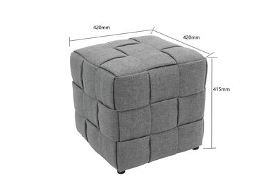NOLAN - Light Grey Stool
