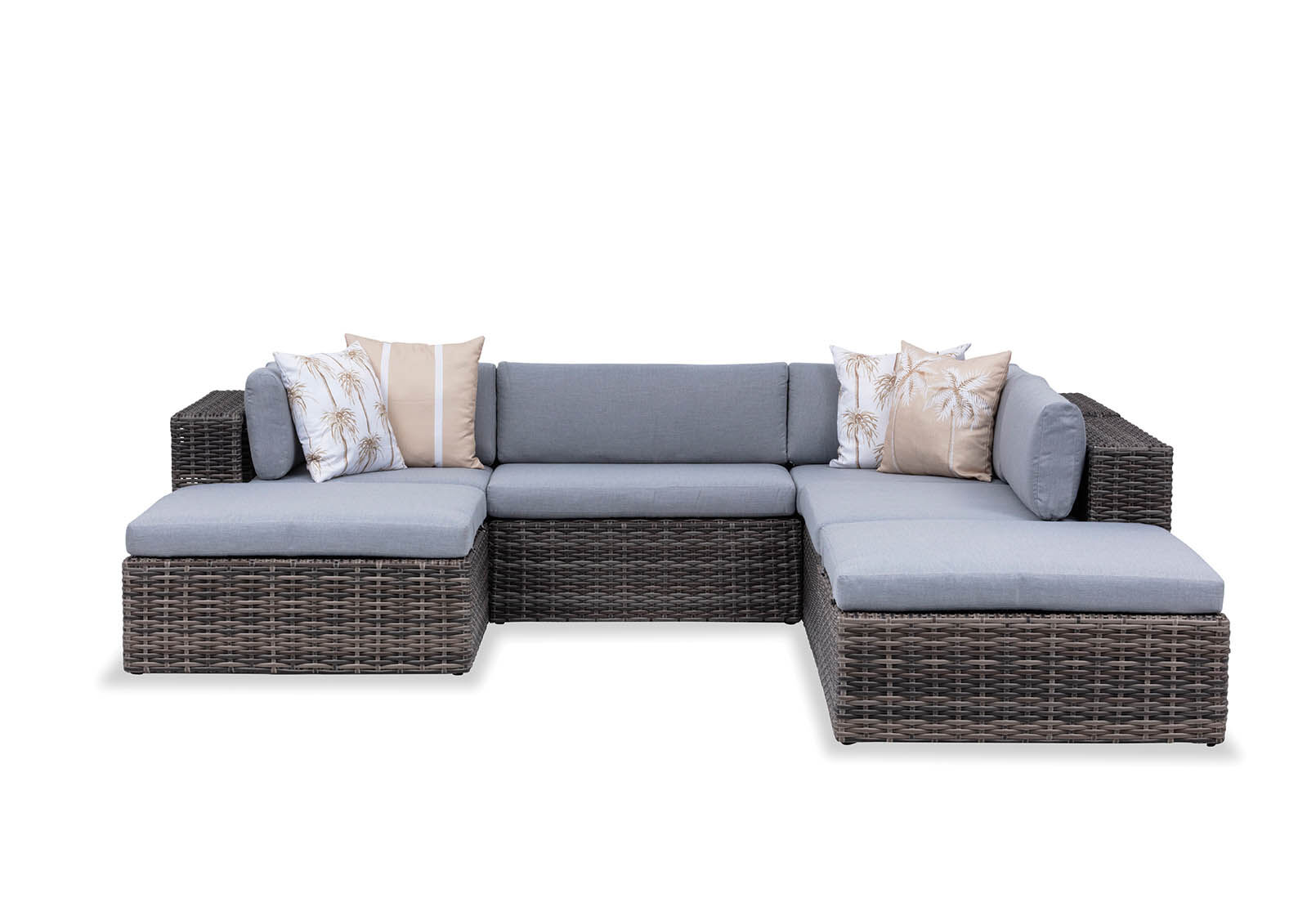 VALENTIA - 6 Piece Outdoor Modular Lounge Setting VALENTIA