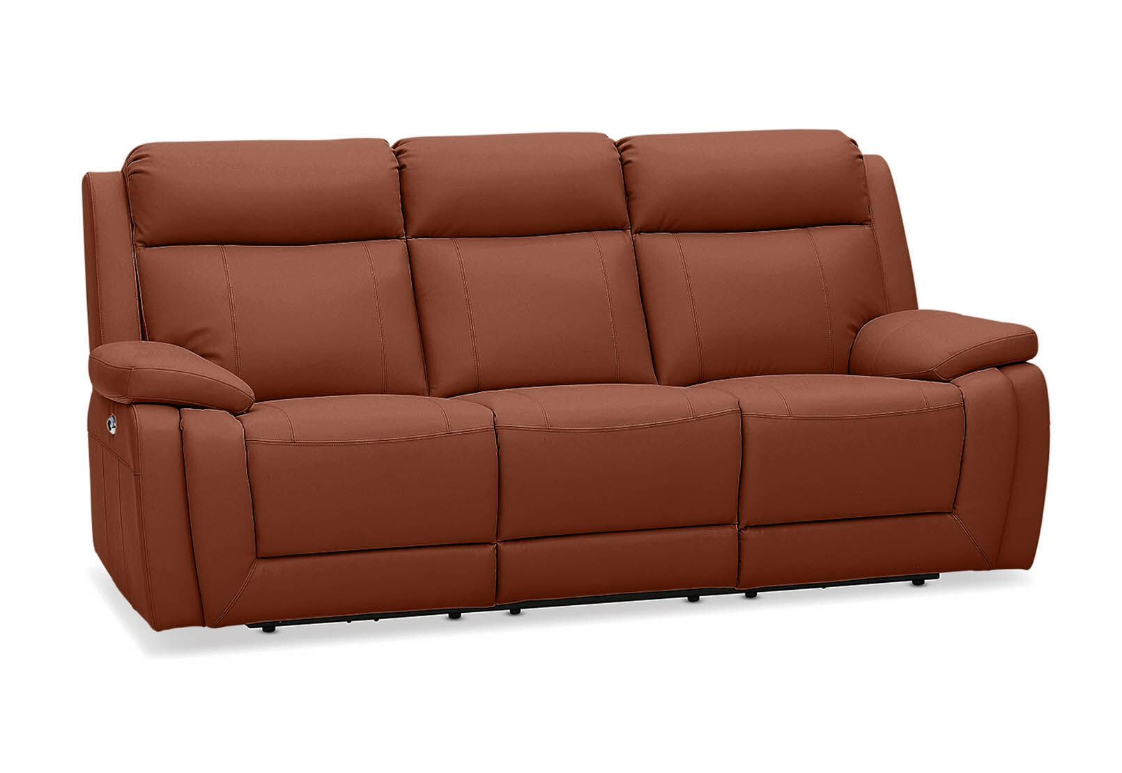 SAN MARCO - Leather 3 Seater Recliner Lounge SAN MARCO