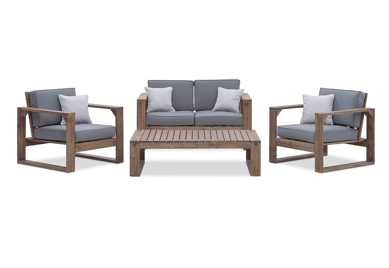 SHADOW2 - 4 Piece Outdoor Lounge Setting SHADOW2