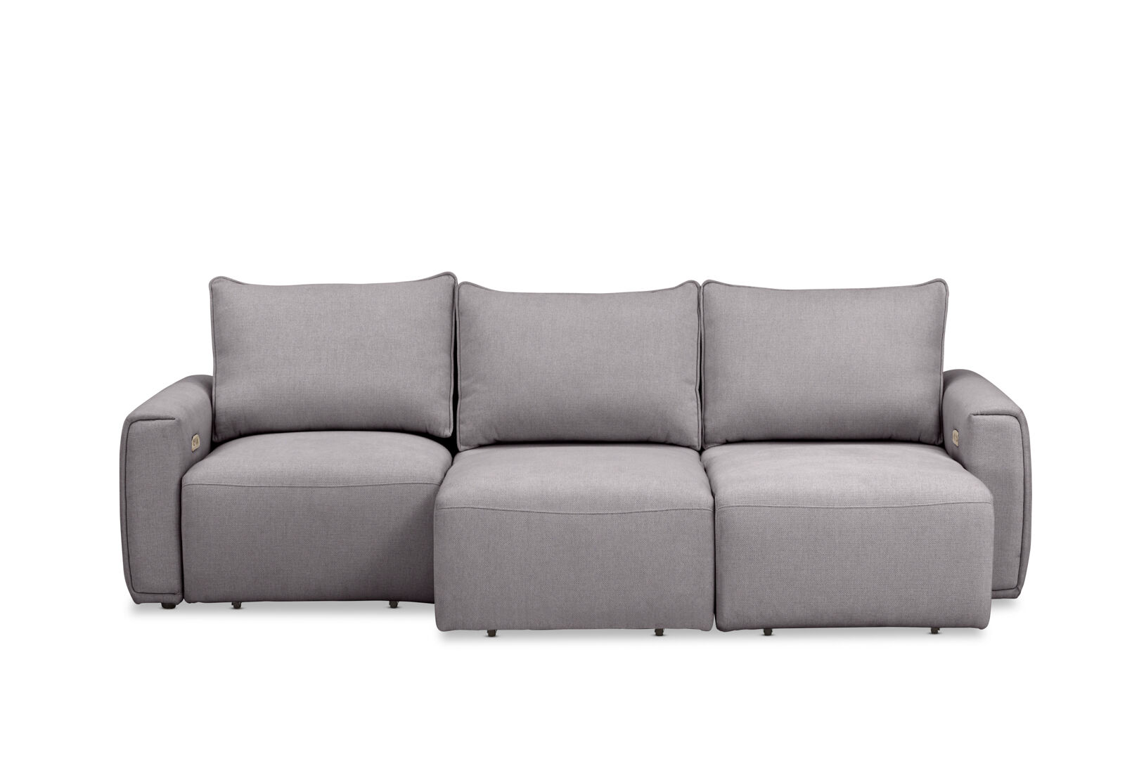 MIKAELA - 3 Seater with Sliding Electric Chaise MIKAELA