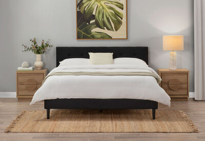 MURTEN - Charcoal King Single Bed