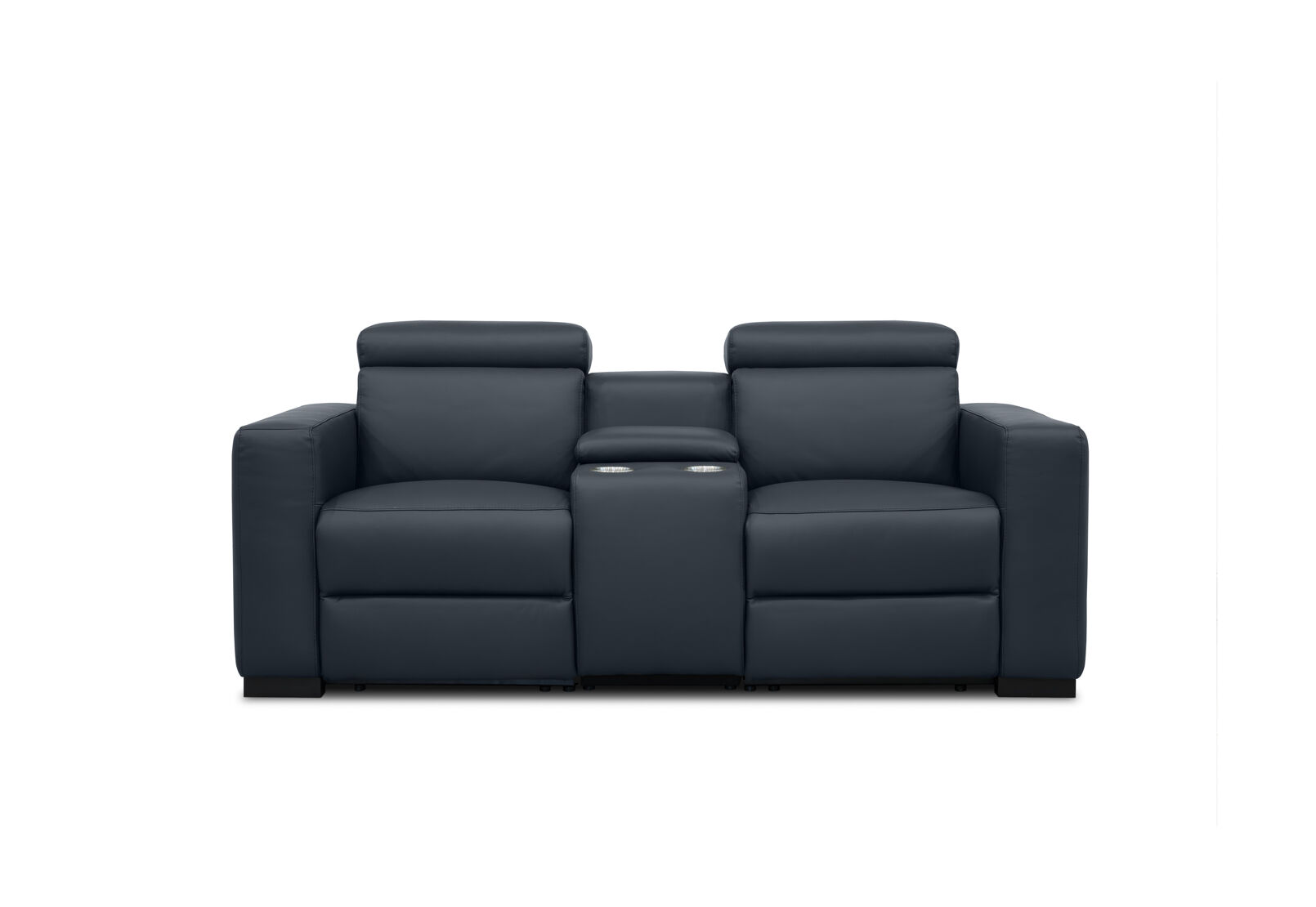 DAMIAN LEATHER - 2 Seater Sofa with inbuilt Electric Recliners DAMIAN LEATHER