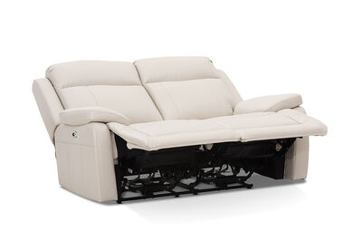 SAN MARCO - Leather 2 Seater Sofa with Electric Recliners
