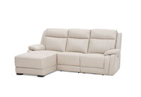 SAN MARCO - Leather 3 Seater Left-Hand Facing Chaise SAN MARCO