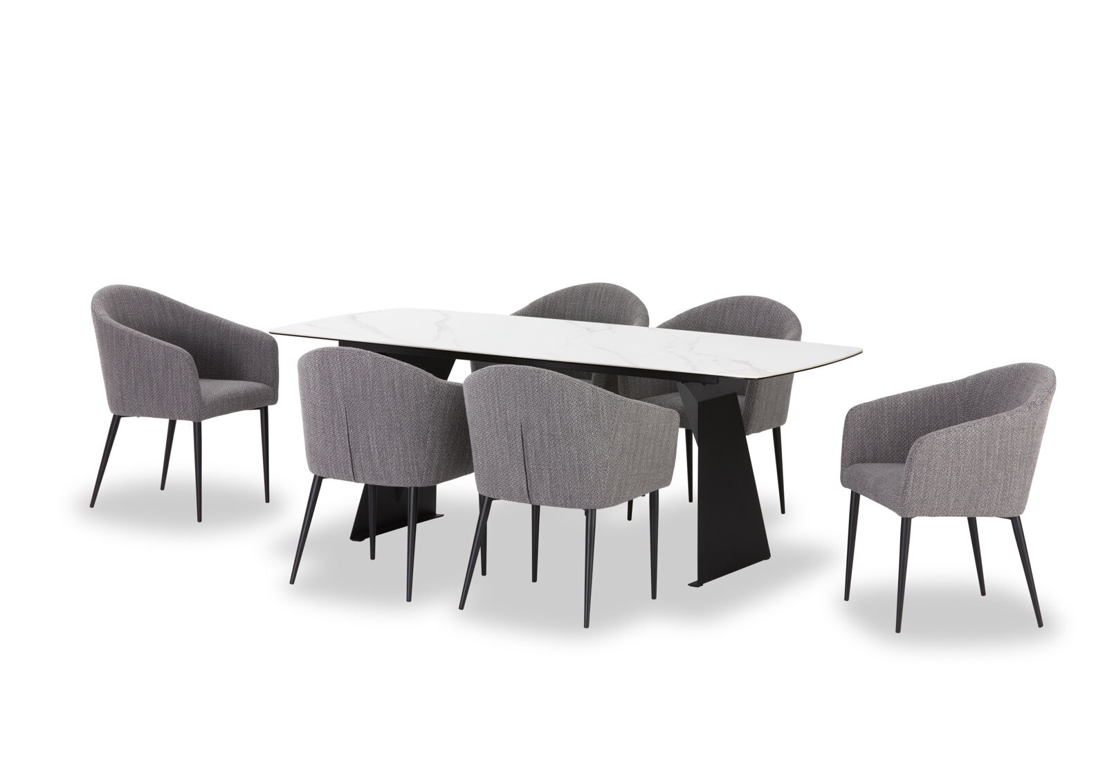 MACKINLEY - 7 Piece Dining Suite MACKINLEY