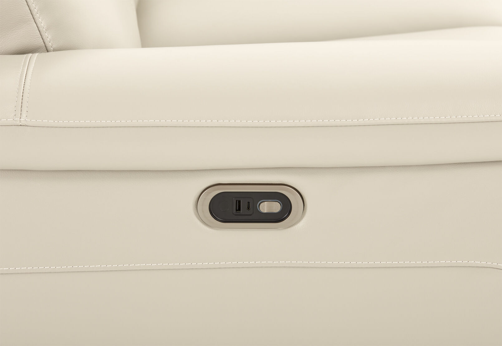 SERGIO LEATHER - 2 Seater with Electric Recliners SERGIO LEATHER