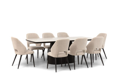 DORVAL - 9 Piece Dining Suite