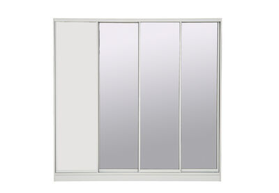 SPACEMASTER BABYLON - Extra Large Robe with 3 Mirrored and 1 Panel Door