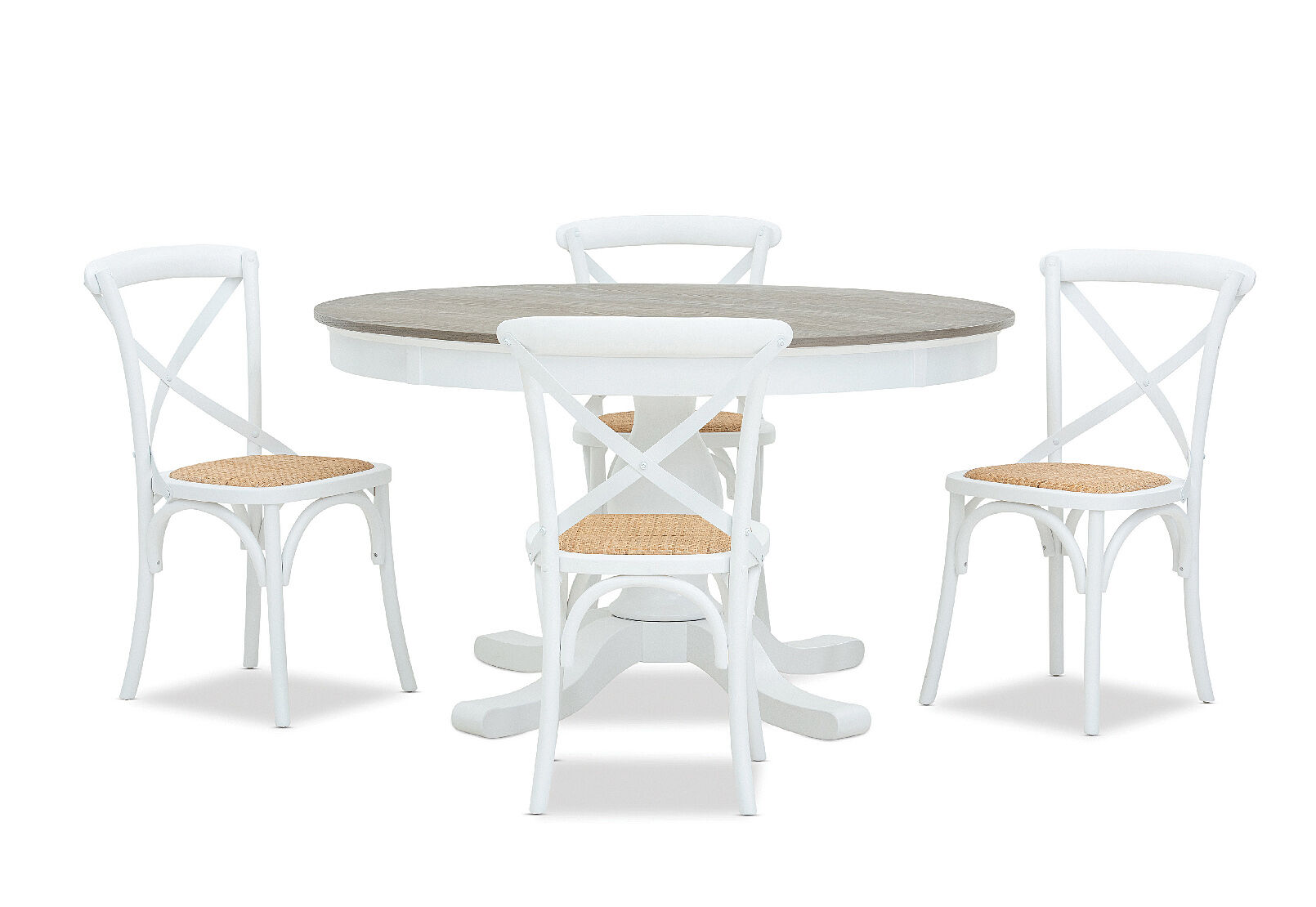 Amart white chairs sale