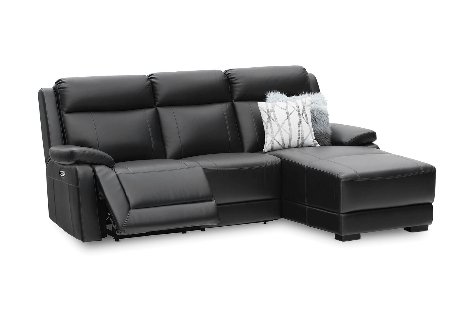 SAN MARCO - Leather 3 Seater Chaise SAN MARCO