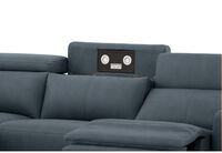 GAGE FABRIC - 3 Seater Sofa with Electric Recliner & LHF Chaise GAGE FABRIC