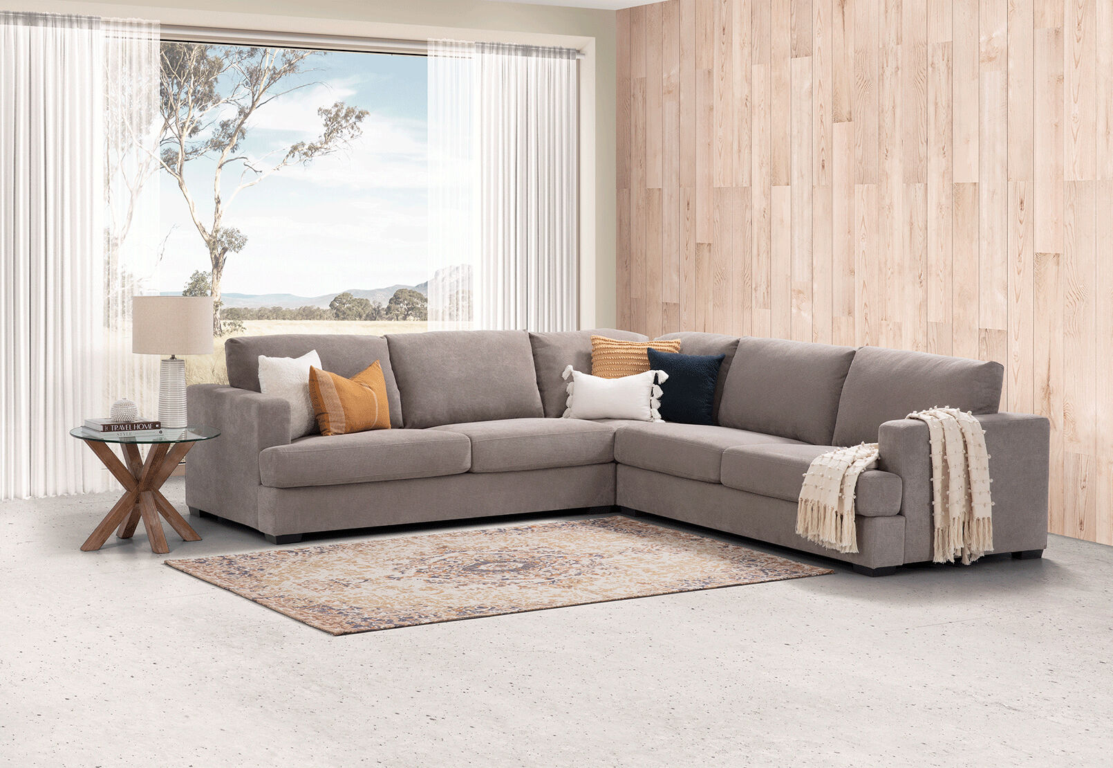 Amart hotsell corner lounge
