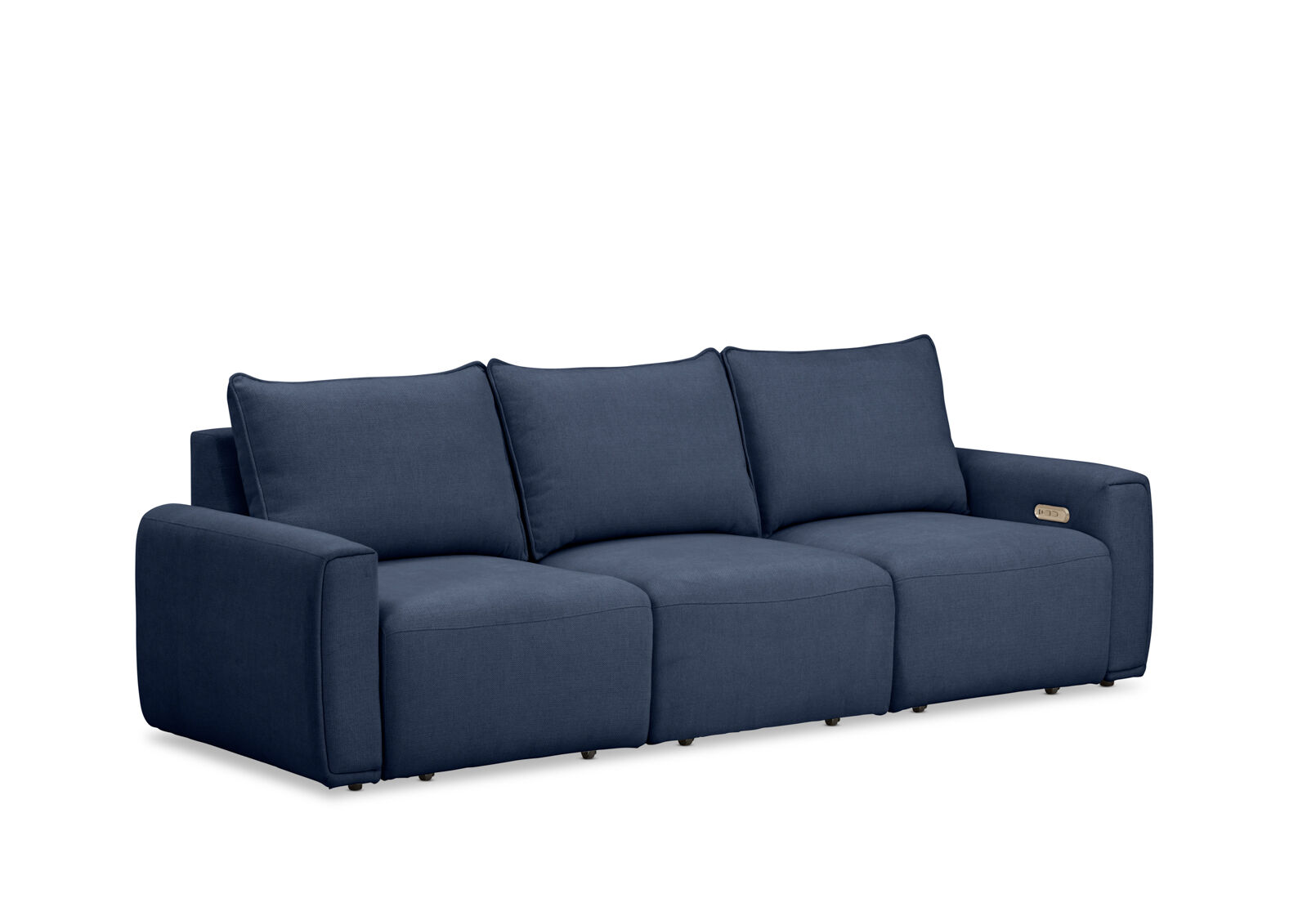 MIKAELA - 3 Seater with Sliding Electric Chaise MIKAELA