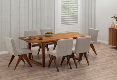 CULLIN - 7 Piece Dining Suite with Leland Dining Chairs