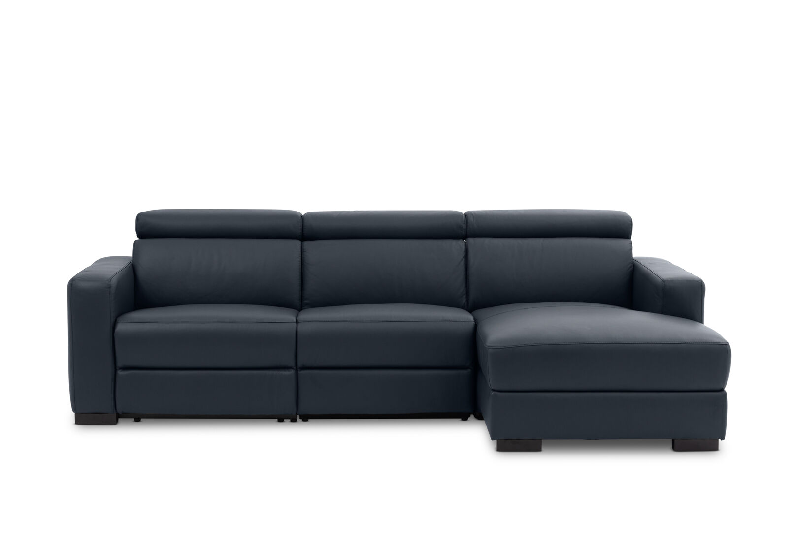 DAMIAN LEATHER - 3 Seater Sofa with RHF Chaise DAMIAN LEATHER