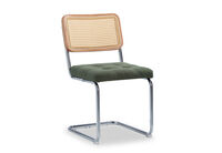 ELANE - Green Set of 2 Dining Chairs ELANE