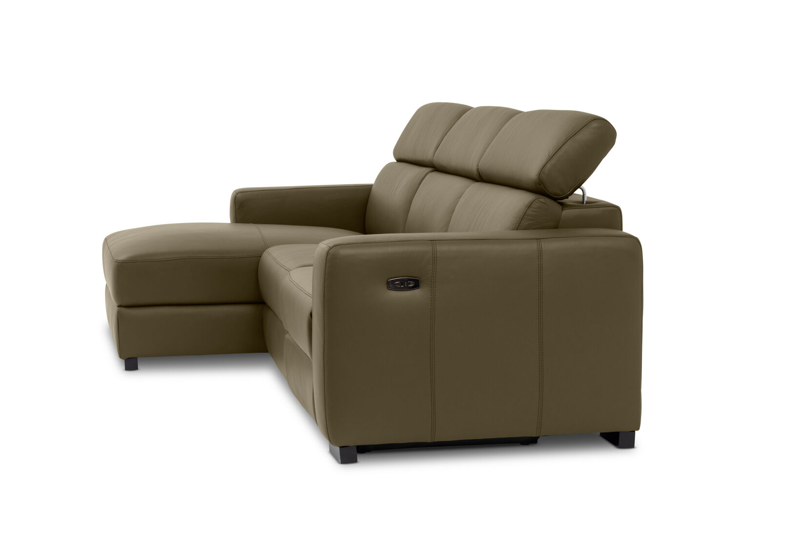 DAMIAN LEATHER - 3 Seater Sofa with LHF Chaise DAMIAN LEATHER